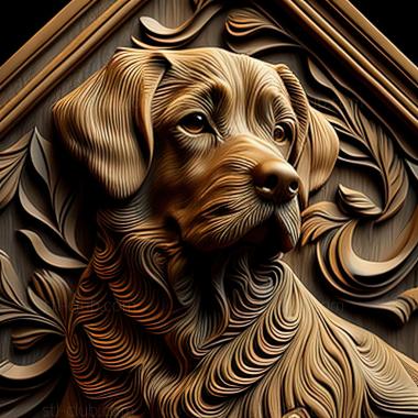 3D model st Russian salon dog (STL)